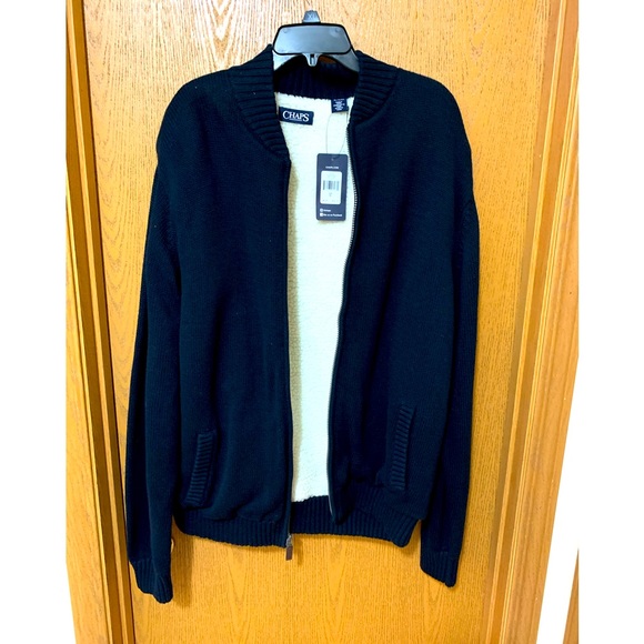 Chaps Mens zip up sweater - Picture 5 of 5